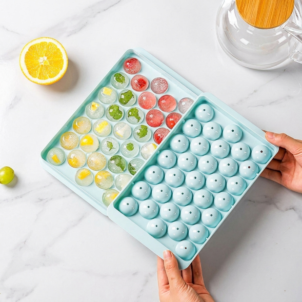33-Cavity Round Ice Cube Tray
