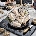 Frozen Half Shell Large Oysters Fresh Seafood
