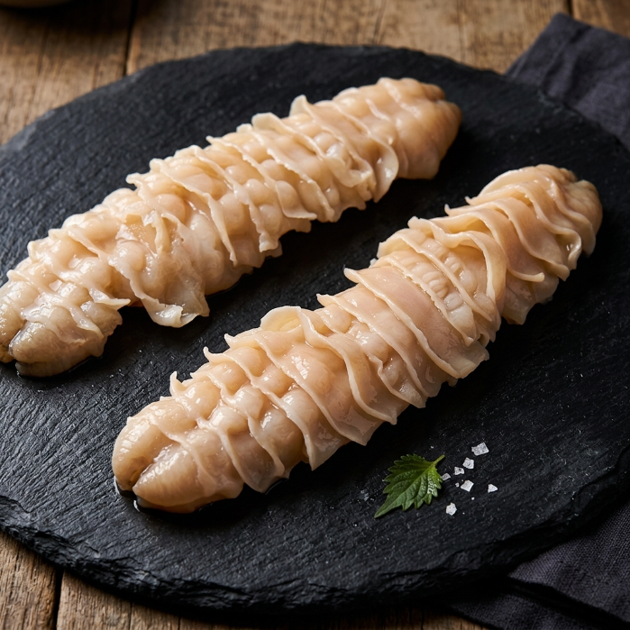 Sliced California Geoduck Meat, Deep Sea Sashimi